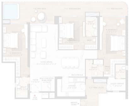 3.5 BHK Floor Plan